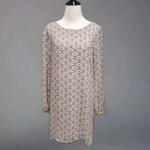 Tinley Peppermint size Medium Open Back Blue Shift Dress